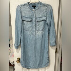 J. Crew Chambray Tunic Dress XS